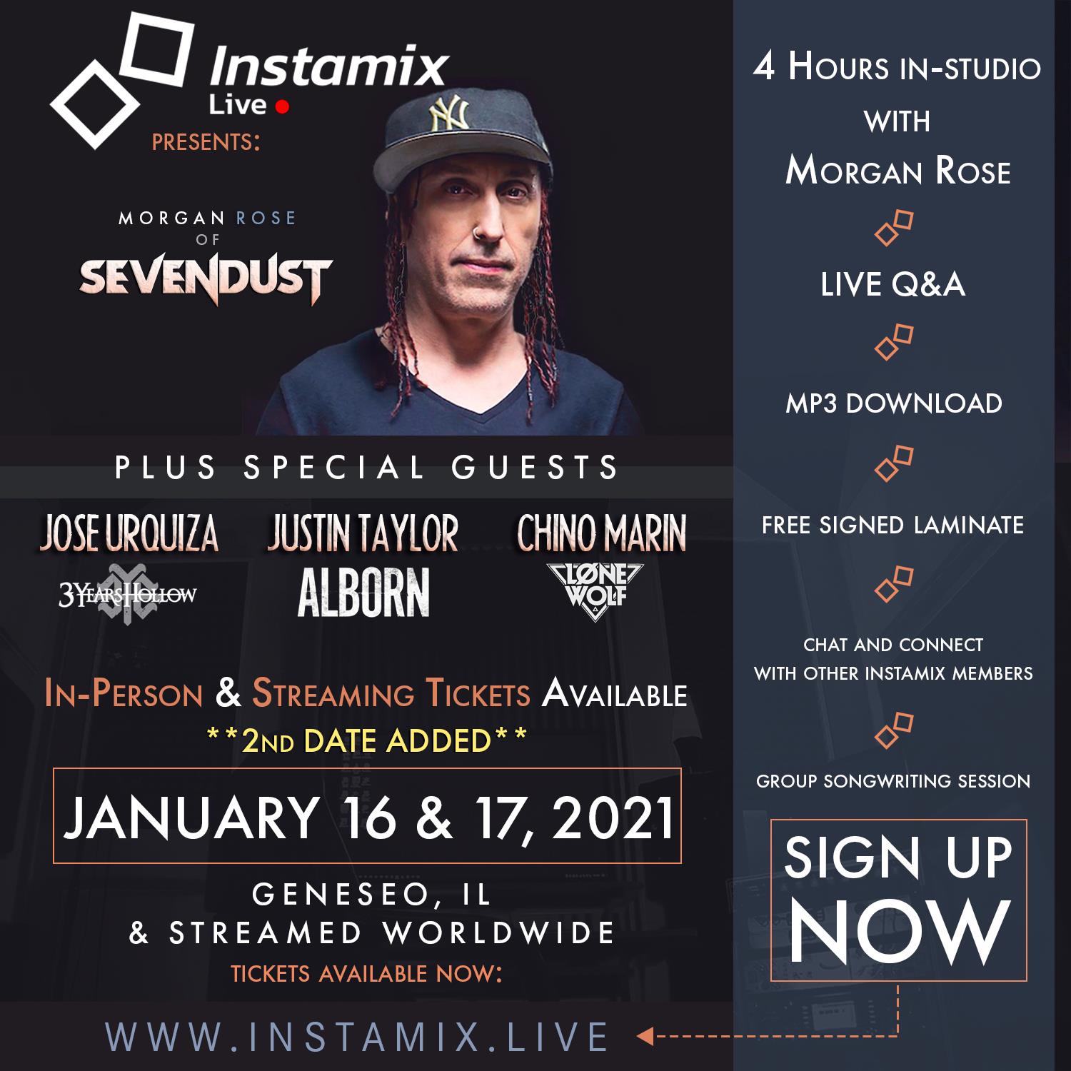 Morgan Rose with Jose Urquiza, Justin Taylor & Chino Marin - January 2021