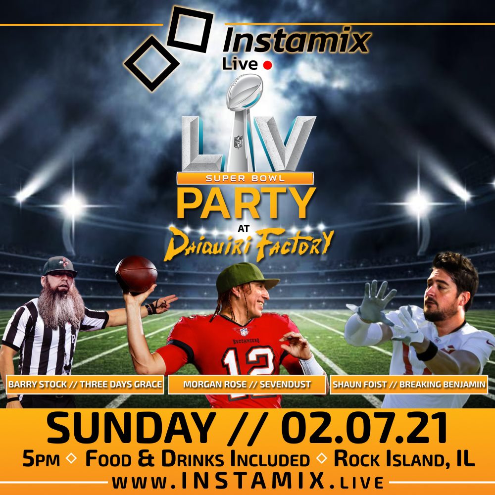 Instamix Live promotional laminates and tickets