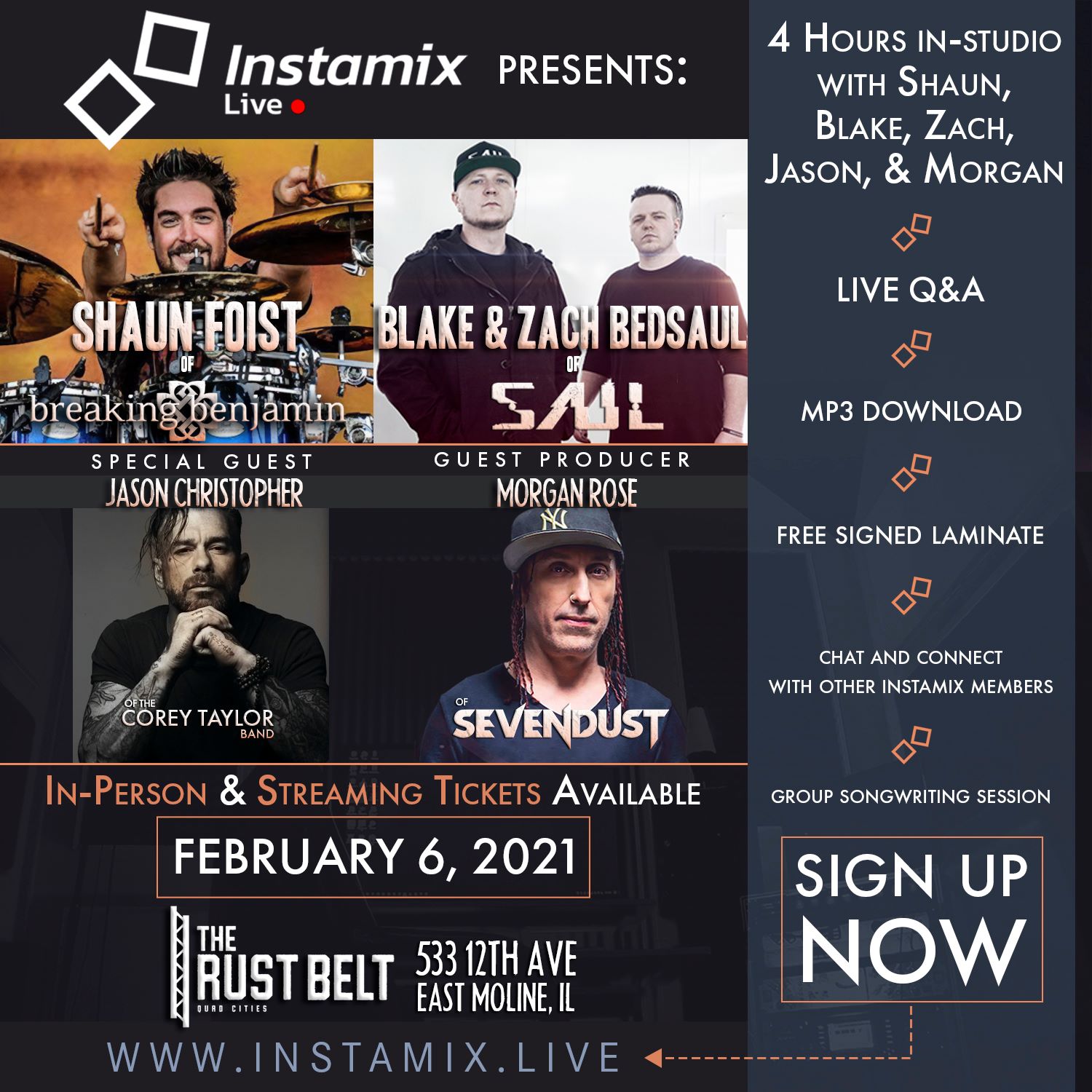 Shaun Foist, Blake & Zach Bedsaul, Jason Christopher & Morgan Rose - February 6, 2021